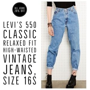 HP!! Levi's Vintage 550 Relaxed Fit Tapered Jeans